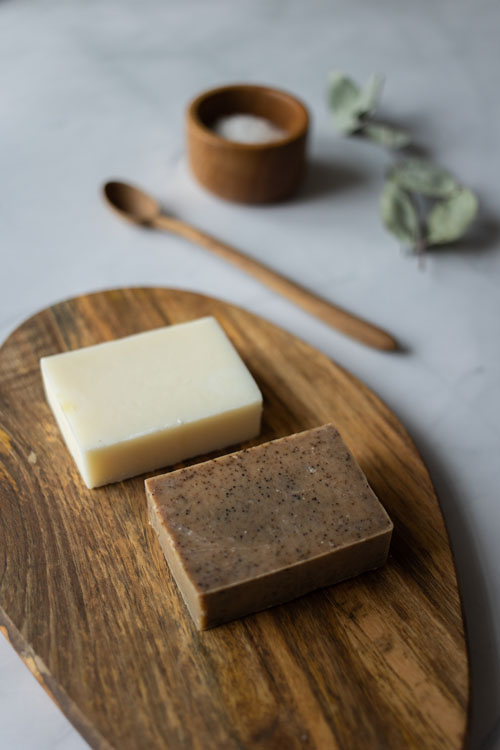 Hand-crafted natural soap